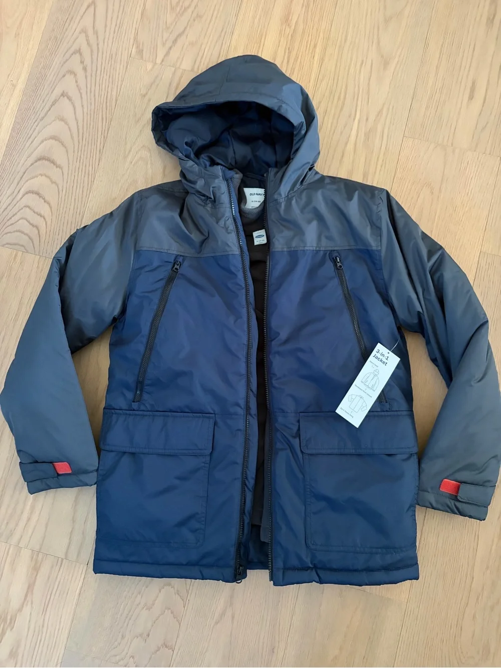 NWT✨ 3-in-1 Colorblock Puffer